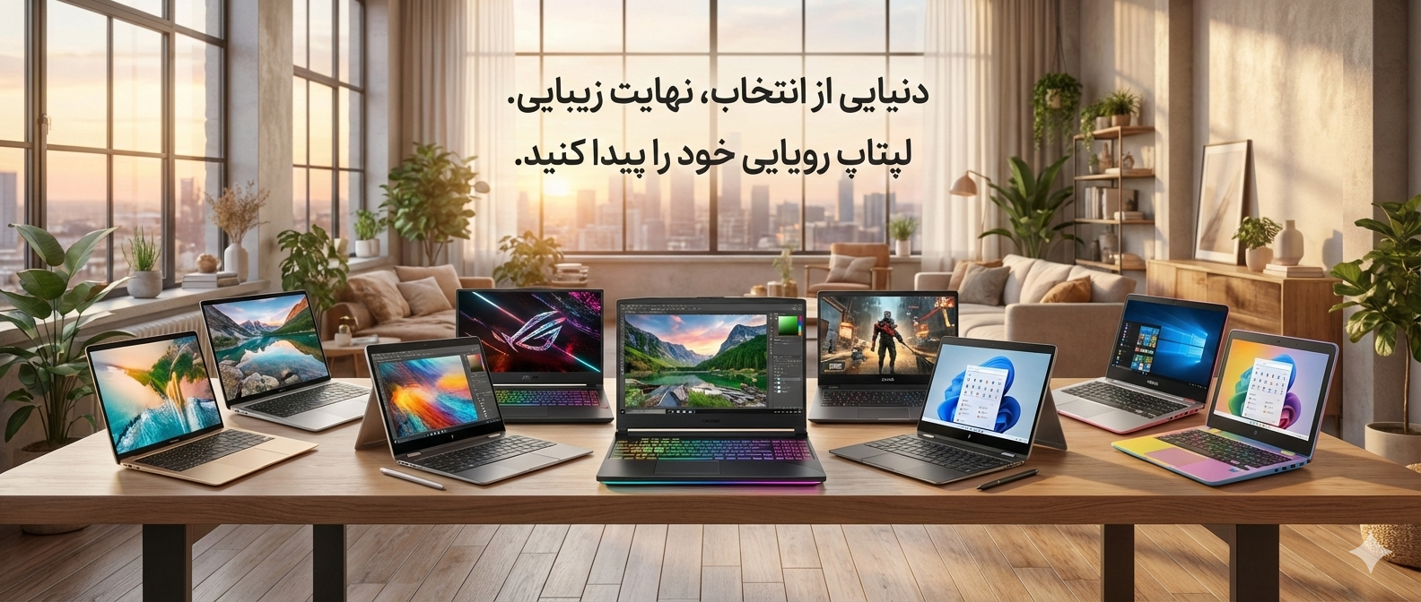 انواع لپ تاپ گیمینگ- اداری-ترید-اقتصادی