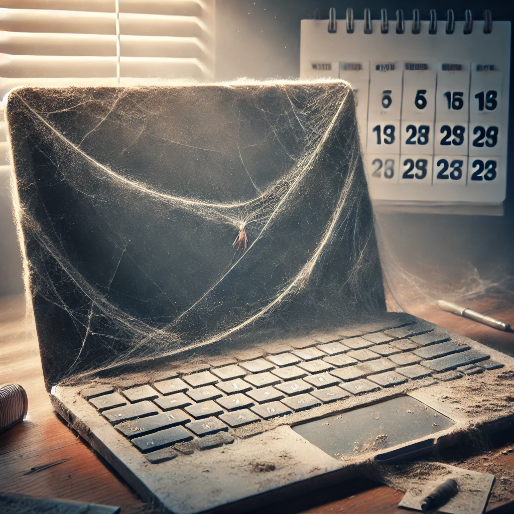 استفاده نکردن طولانی از لپ تاپ