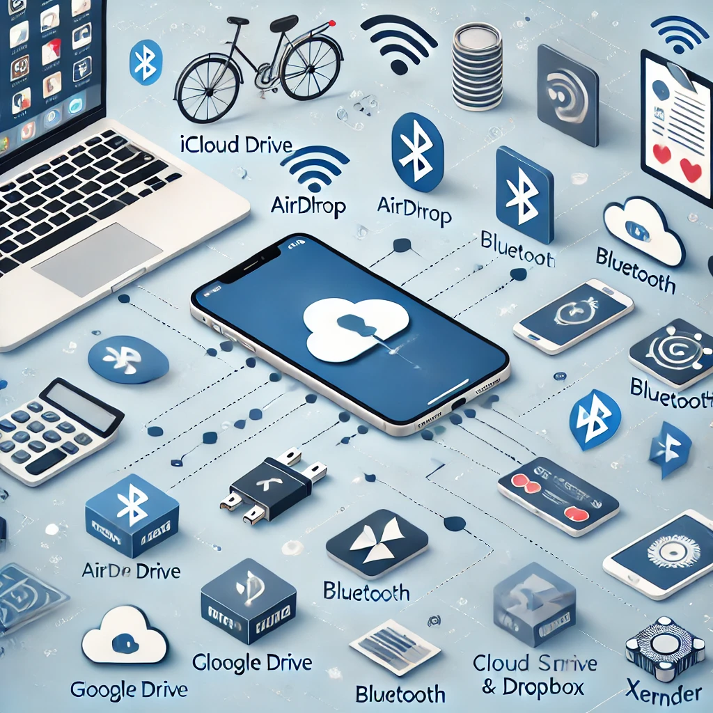 انتقال فایل از آیفون به لپ تاپ بدون کابل