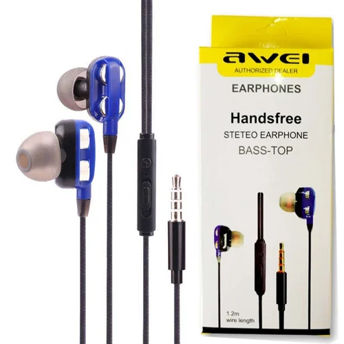 هندزفری awei bass-top