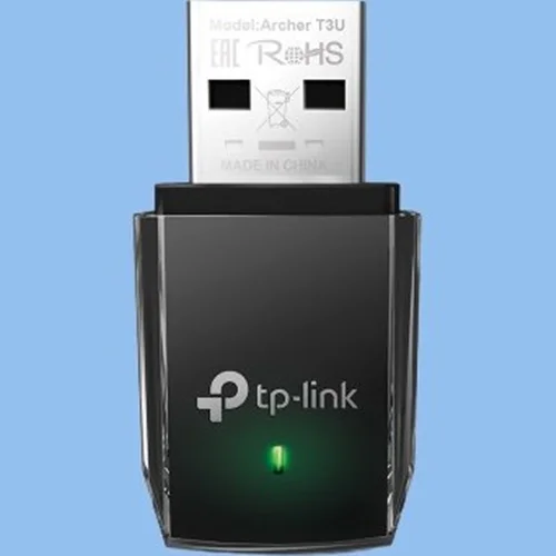 کارت شبکه USB بی سیم و دوباند AC1300 تی پی لینک مدل Archer T3U