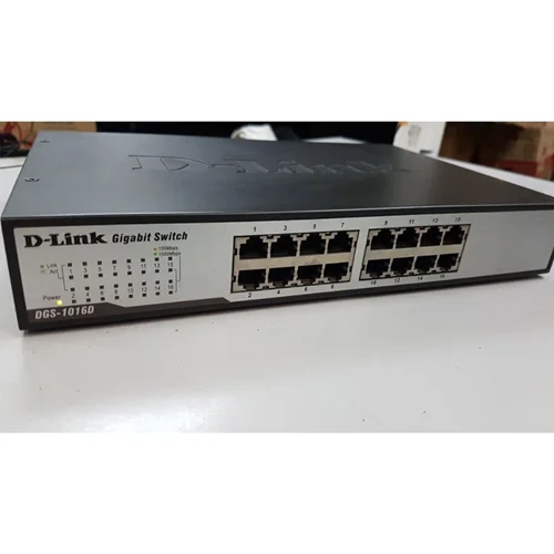 سوییچ 16 پورت گیگابیتی، غیر مدیریتی و دسکتاپ مدل D-Link DGS-1016D