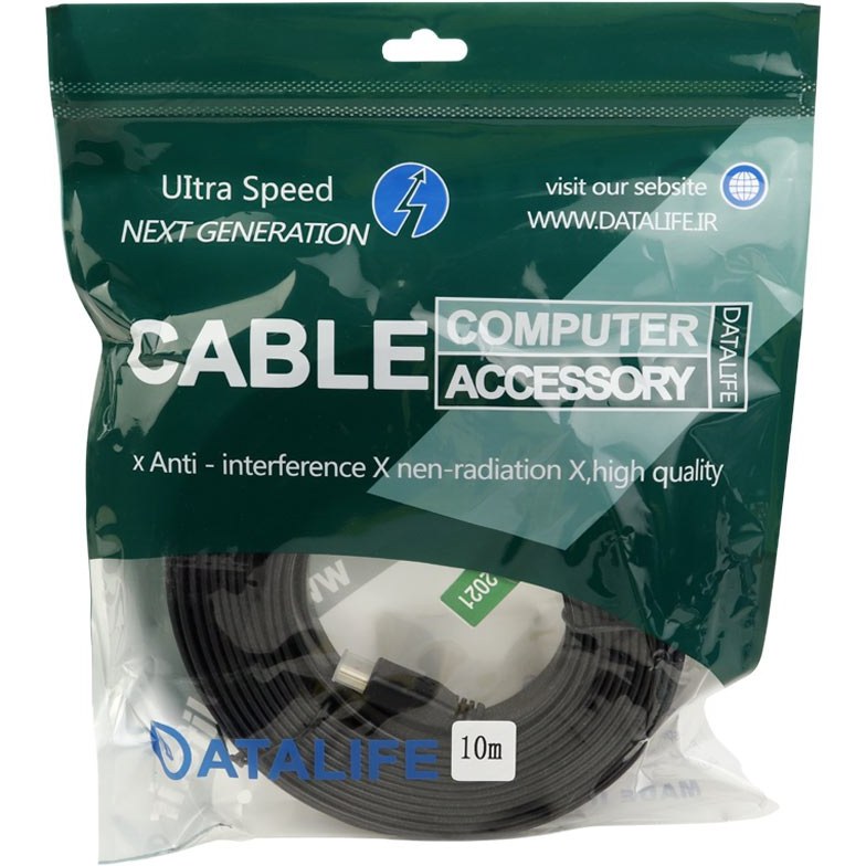 کابل HDMI دیتالایف Datalife طول 10 متر(سيليکونی)