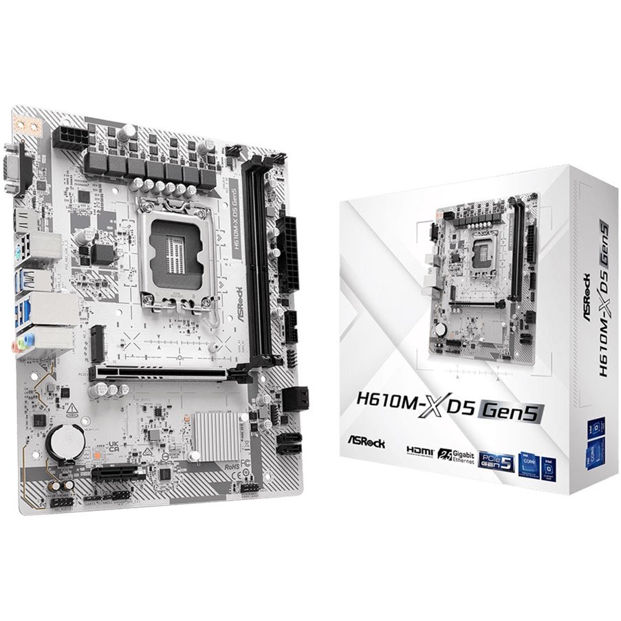مادربرد ازراک مدل H610M-X D5 Gen5