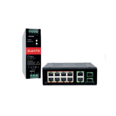 سوئیچ شبکه صنعتی 8 پورت SFP الکاتو مدلEL-2SG0822GP