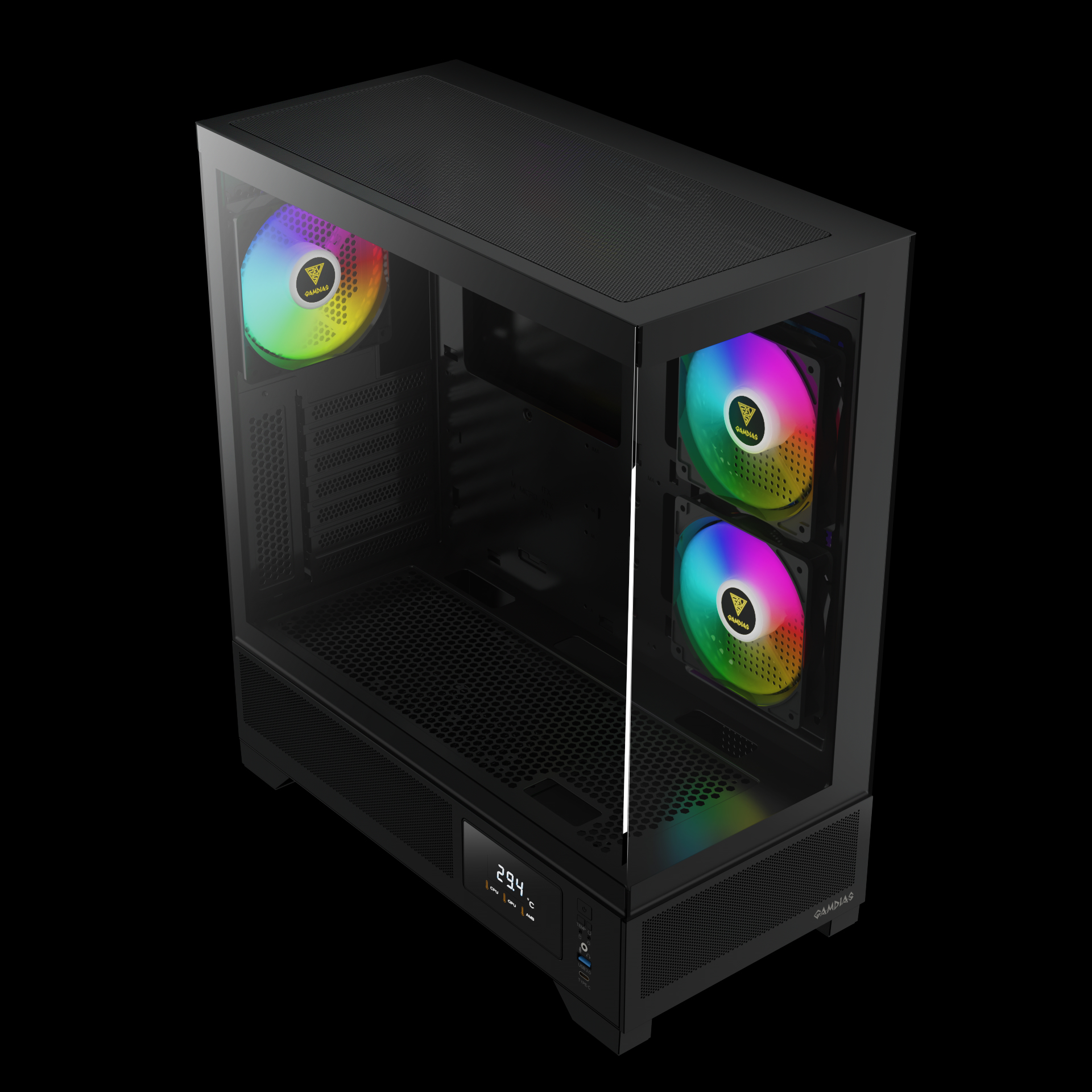 کیس کامپیوتر گیمینگ گیمدیاس مدل ATLAS M1