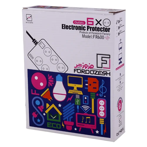 محافظ برق کامپیوتر 6 خانه فروزش FR600
